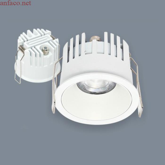 032-53 Đèn âm trần downlight Anfaco AFC 614 T Led 9W 3