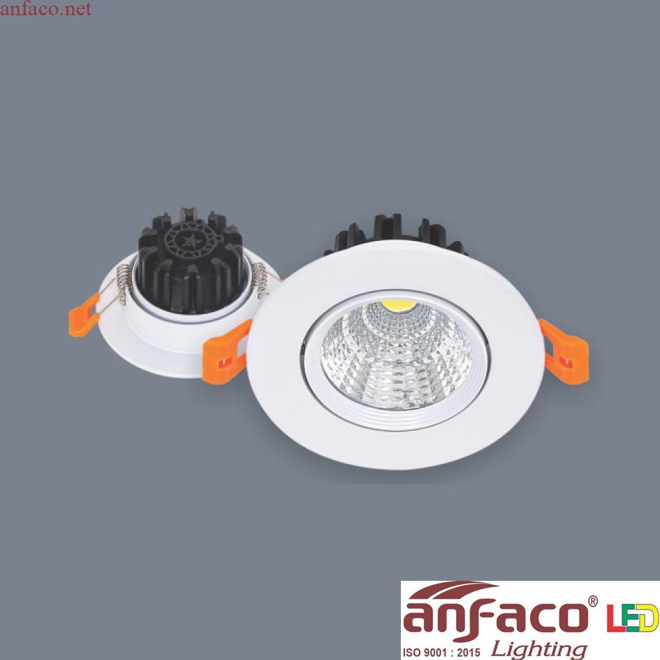 046 Đèn âm trần downlight Anfaco AFC 596 Led 9W 3