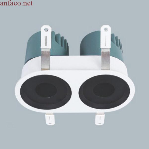 Đèn âm trần downlight Anfaco AFC 781D/2 Led 12W 3