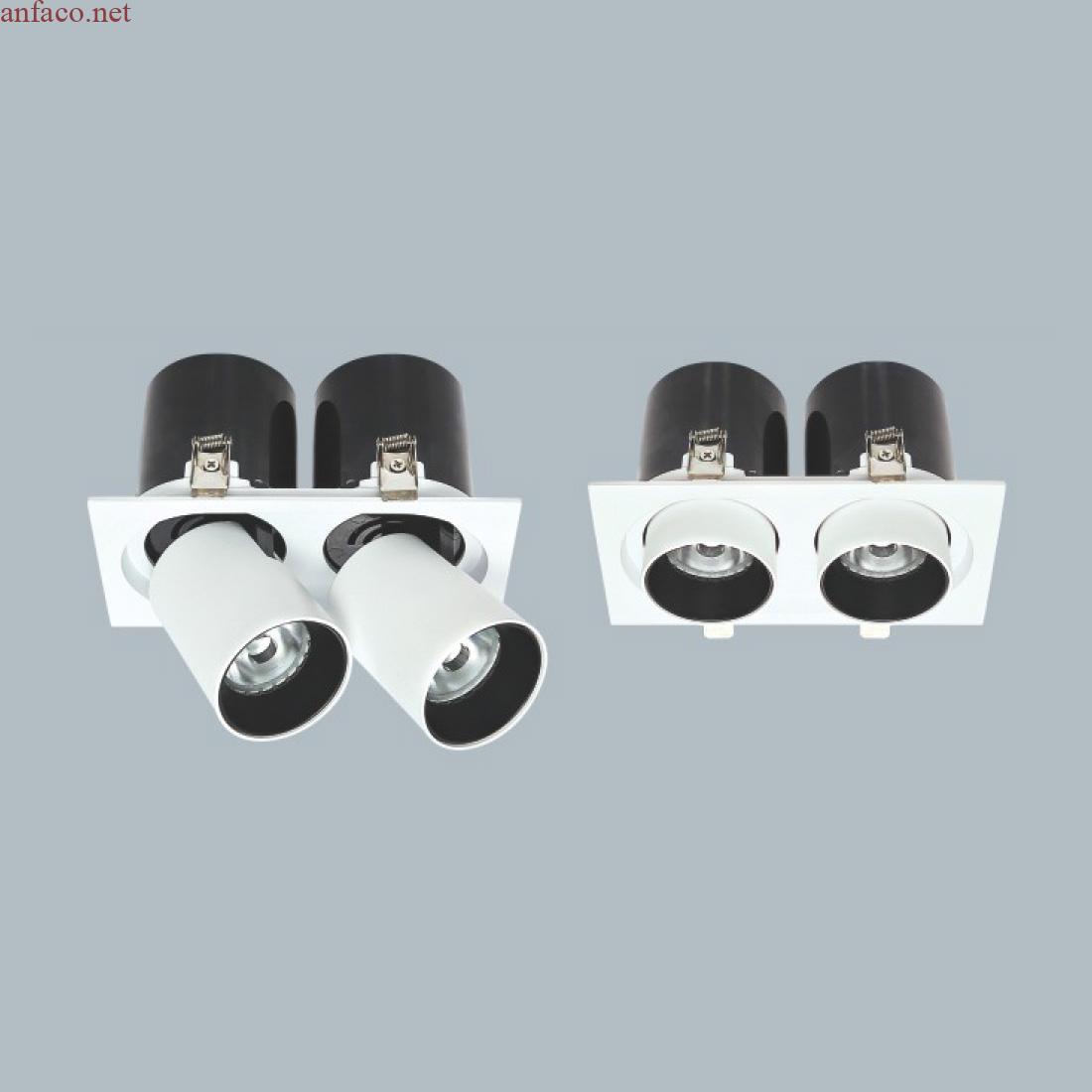 054-1 Đèn âm trần downlight Anfaco AFC 788/2 Led 15W 3