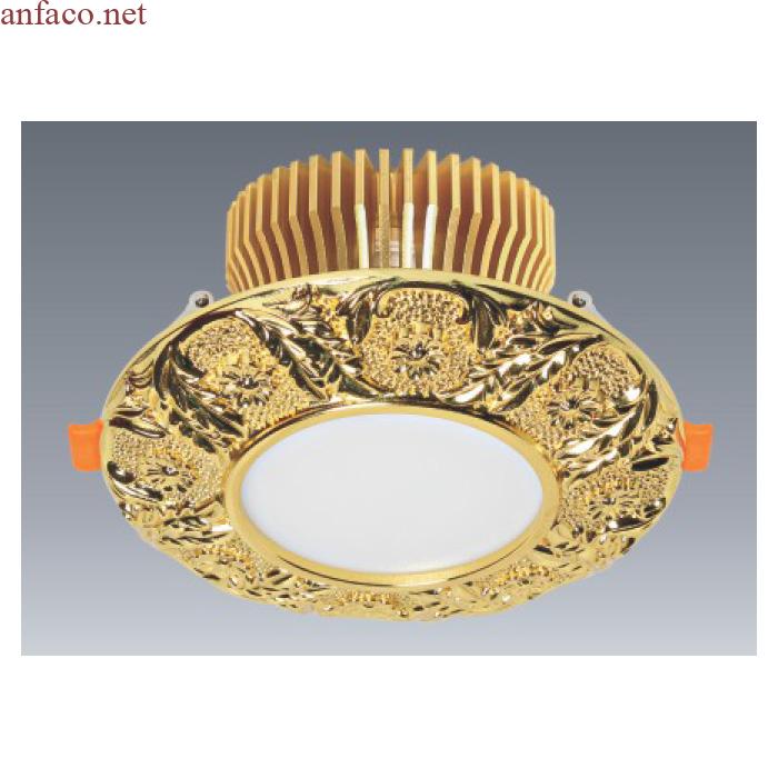 088 Đèn âm trần đồng cao cấp Anfaco AFC ĐỒNG 005 - 15W 3