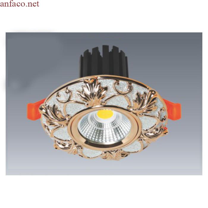 092-65 Đèn âm trần đồng puly cao cấp Anfaco AFC PULY 02B Led 10W 3