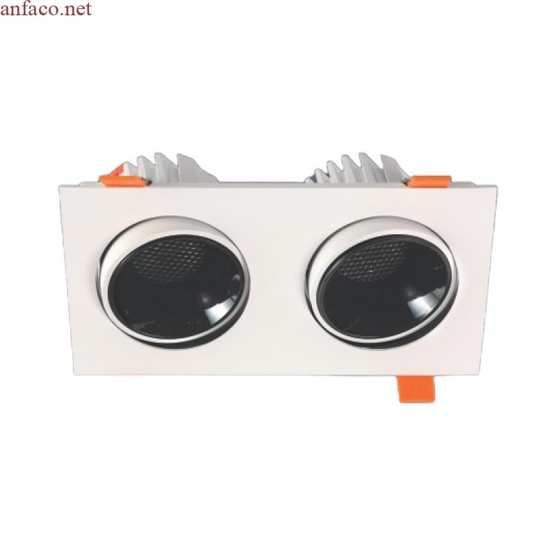 095-82 Đèn âm trần cao cấp Anfaco AFC 764/2 Led 12W 3