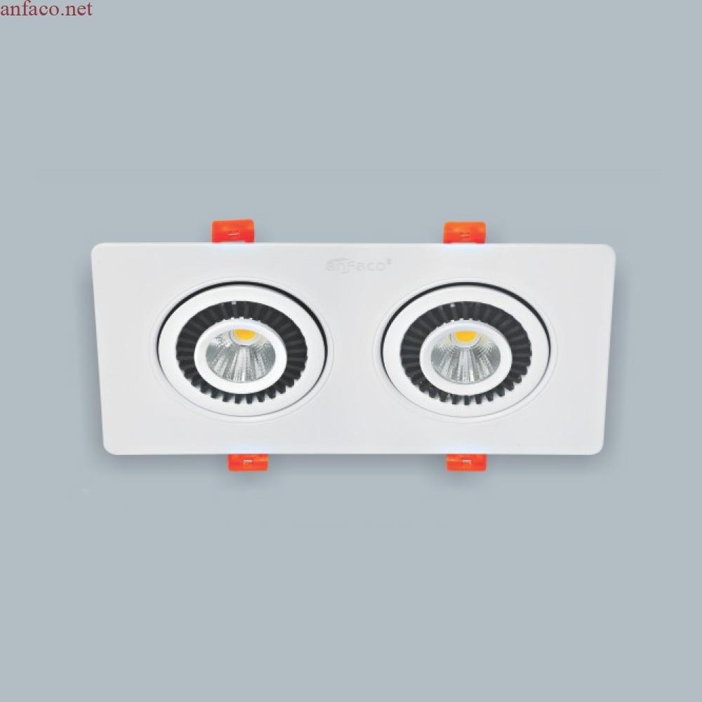 102-70 Đèn âm trần downlight Anfaco AFC 756/2 Led 7W 3