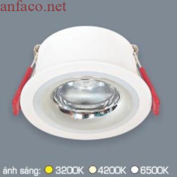718-b-19-89 Đèn âm trần downlight Anfaco AFC 718 B 7W 3