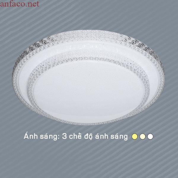 afc-057 Đèn ốp trần nhựa cao cấp 3 chế độ ánh sáng Anfaco AFC 057 - 36W 3