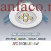 Đèn âm trần downlight Anfaco AFC 510B Led 4W 1 Đèn âm trần downlight Anfaco AFC 510B Led 4W 1
