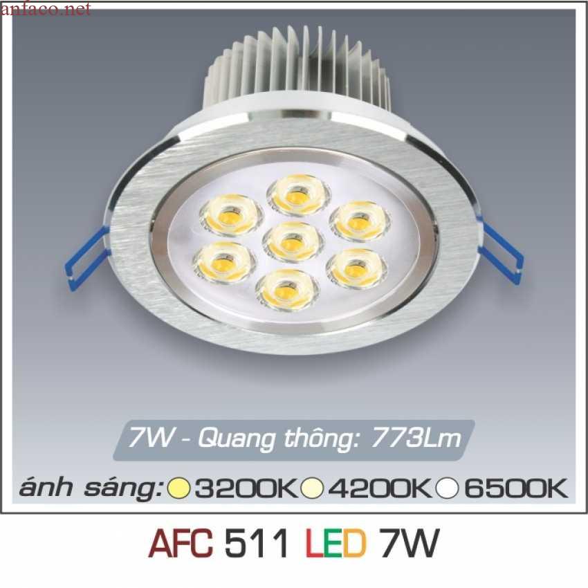 afc-511-7w_1351 Đèn âm trần downlight Anfaco AFC 511 Led 7W 3