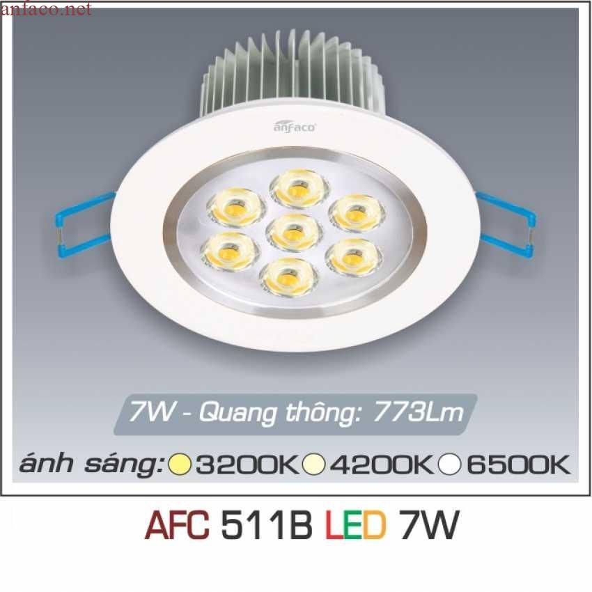 afc-511b-7w_1381 Đèn âm trần downlight Anfaco AFC 511B Led 7W 3