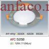 Đèn âm trần downlight Anfaco AFC 525B Led 12W 1 Đèn âm trần downlight Anfaco AFC 525B Led 12W 1