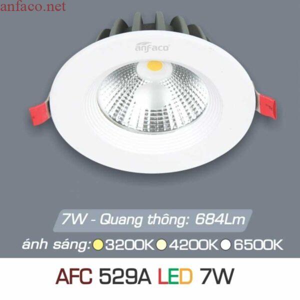 Đèn âm trần downlight Anfaco AFC 529A 3