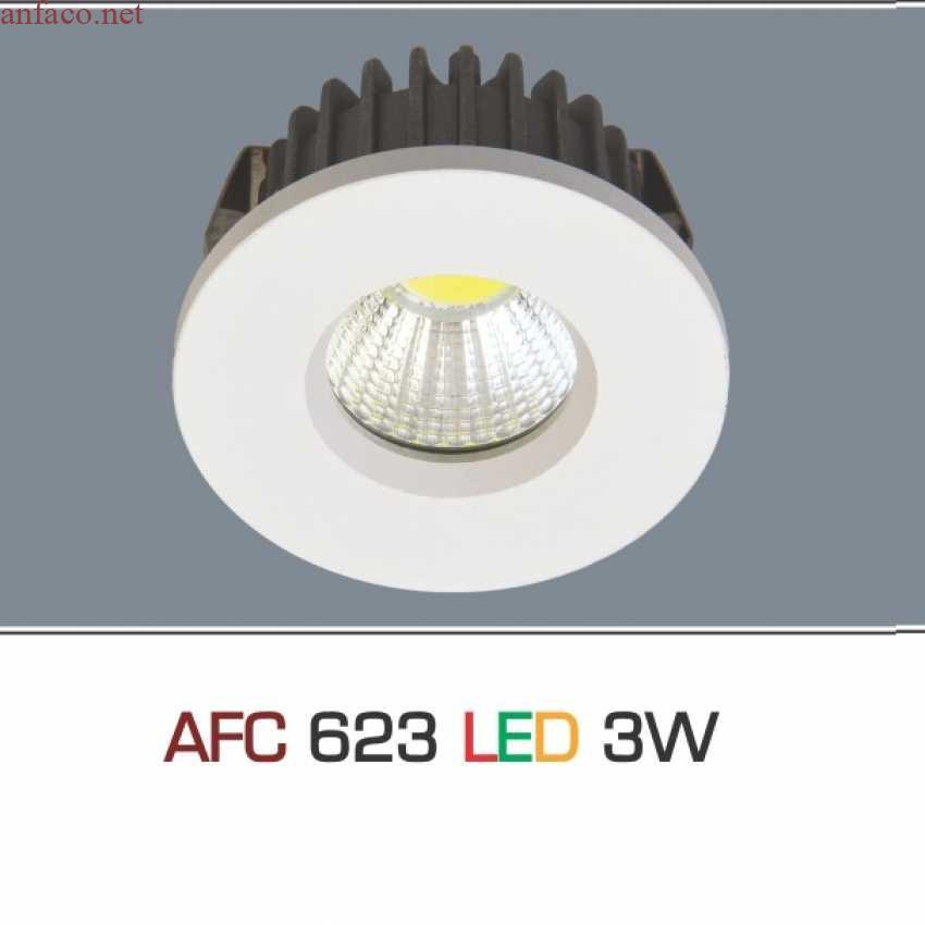 afc-623-3w-1c_2361 Đèn âm trần downlight Anfaco AFC 623 Led 3W 3