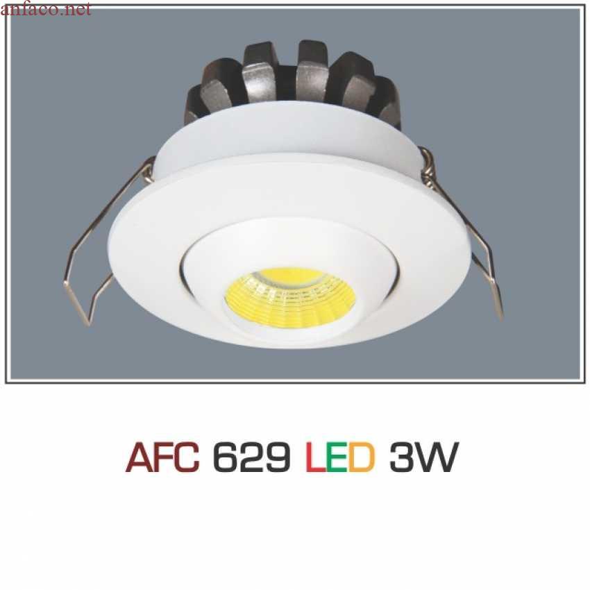 afc-629-3w-1c_2371 Đèn âm trần downlight Anfaco AFC 629 Led 3W 3