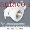 Đèn âm trần downlight Anfaco AFC 723 Led 18W 1 Đèn âm trần downlight Anfaco AFC 723 Led 18W 1