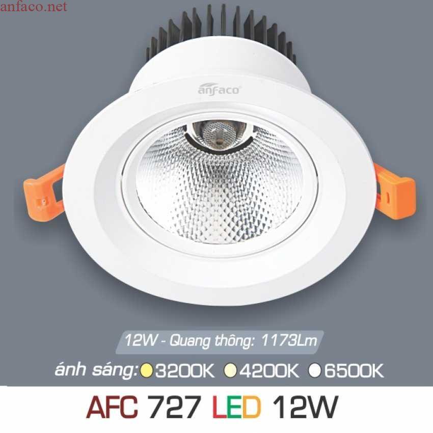 afc-727-12w_1021 Đèn âm trần downlight Anfaco AFC 727 12W 3