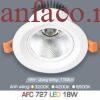 Đèn âm trần downlight Anfaco AFC 727 Led 15W 2