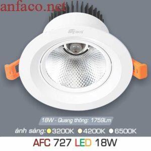 Đèn âm trần downlight Anfaco AFC 727 Led 15W