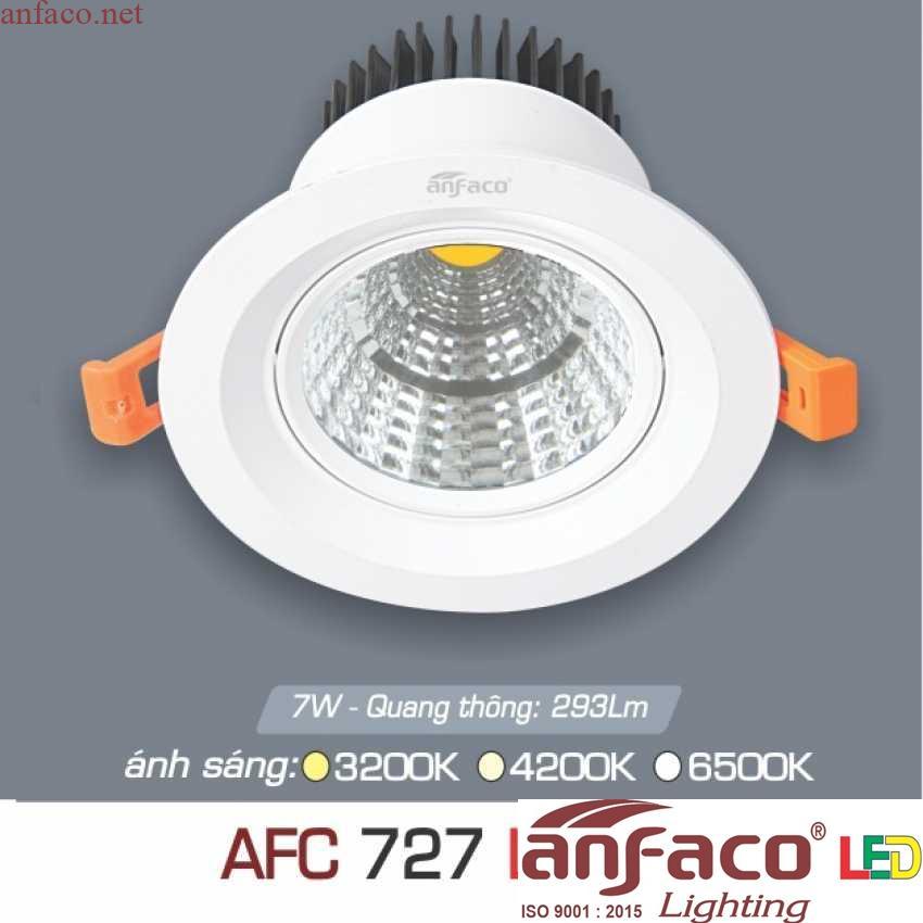 afc-727-7w_2741 Đèn âm trần downlight Anfaco AFC 727 7W 3