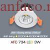 Đèn âm trần downlight Anfaco AFC 734 Led 3W 2 Đèn âm trần downlight Anfaco AFC 734 Led 3W 2