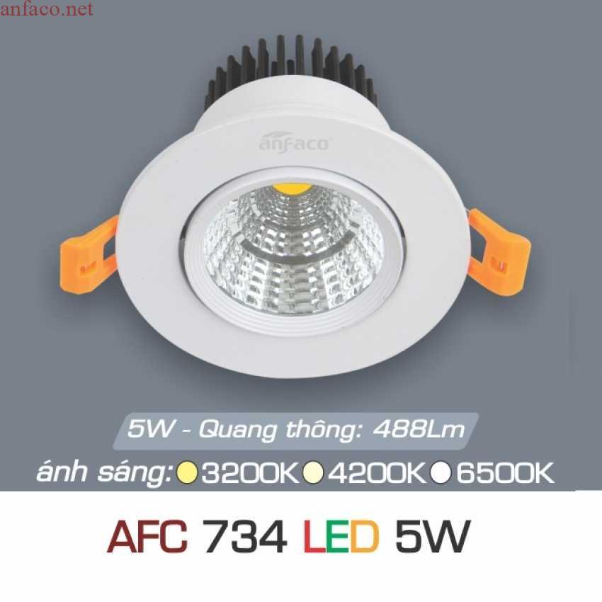 afc-734-5w_1131 Đèn âm trần downlight Anfaco AFC 734 Led 20W 3