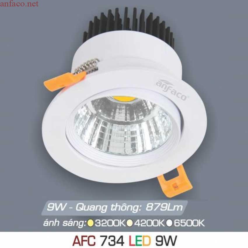 afc-734-9w_1141 Đèn âm trần downlight Anfaco AFC 734 Led 9W 3