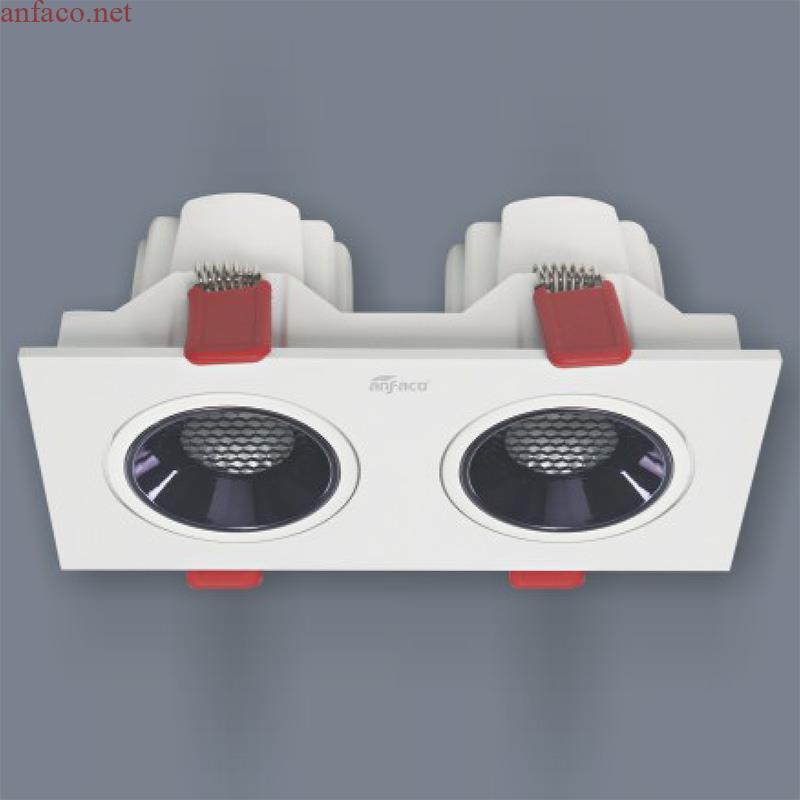 afc-764-2-12w Đèn âm trần cao cấp Anfaco AFC 764/2 Led 7W 3
