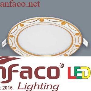 Đèn âm trần hoa văn siêu mỏng cao cấp Anfaco AFC 407V Led 12W