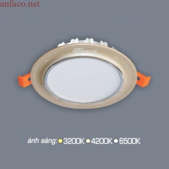 afc437-7w Đèn âm trần downlight Anfaco AFC 437 Led 7W 3 chế độ 3