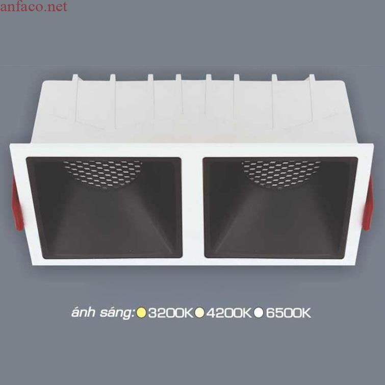 afc748-2 Đèn âm trần cao cấp Anfaco AFC 748/2 3