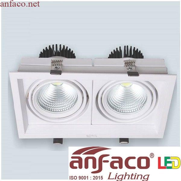 afc758-2 Đèn âm trần downlight Anfaco AFC 758/2 3