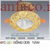 Đèn âm trần trang trí Anfaco AFC ĐỒNG 005 12W 1 Đèn âm trần trang trí Anfaco AFC ĐỒNG 005 12W 1