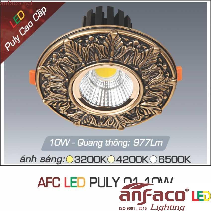 puly-01-10w_11 Đèn âm trần trang trí Anfaco AFC PULY 01 Led 10W 3